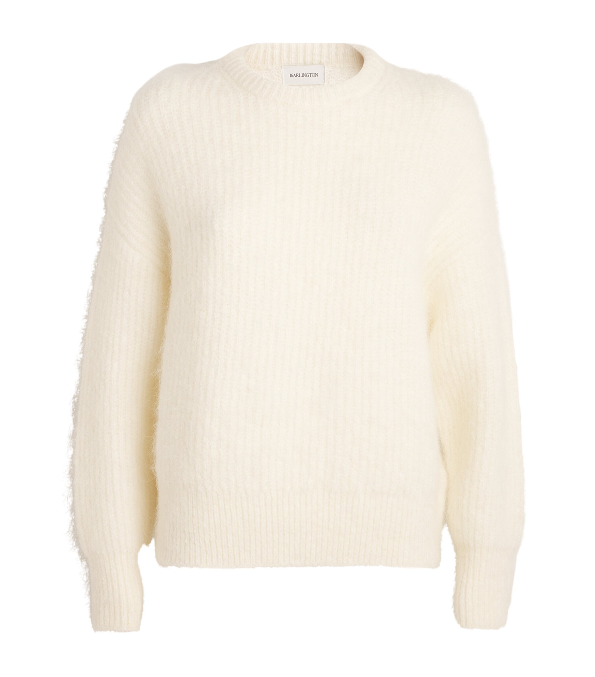 16arlington Ribbed Sephia Sweater In Ivory