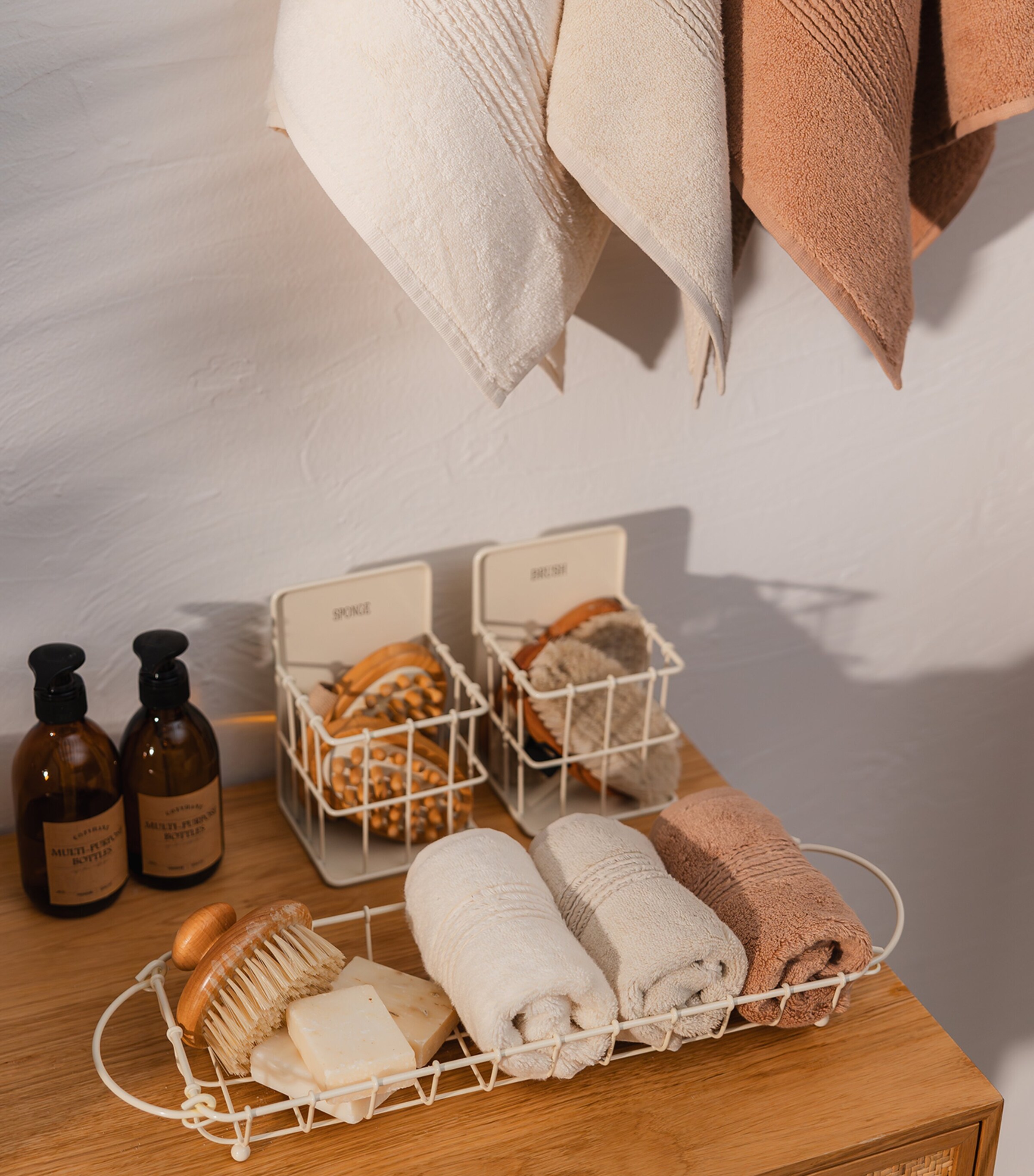 Hamam Organic Cotton Galata Bath Towel (70cm x 140cm) Dark Peach Image 2