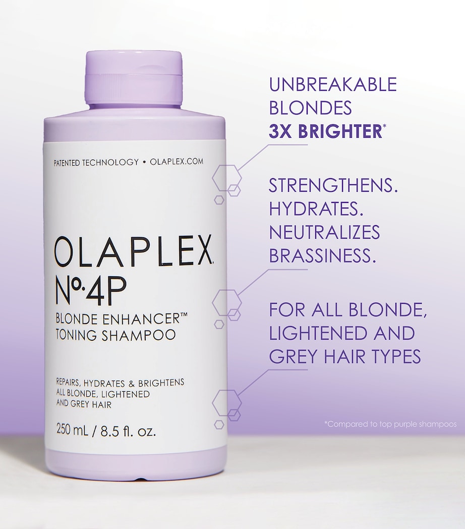 No.4P Blonde Enhancer Toning Shampoo (250ml) NO COLOUR Image 5