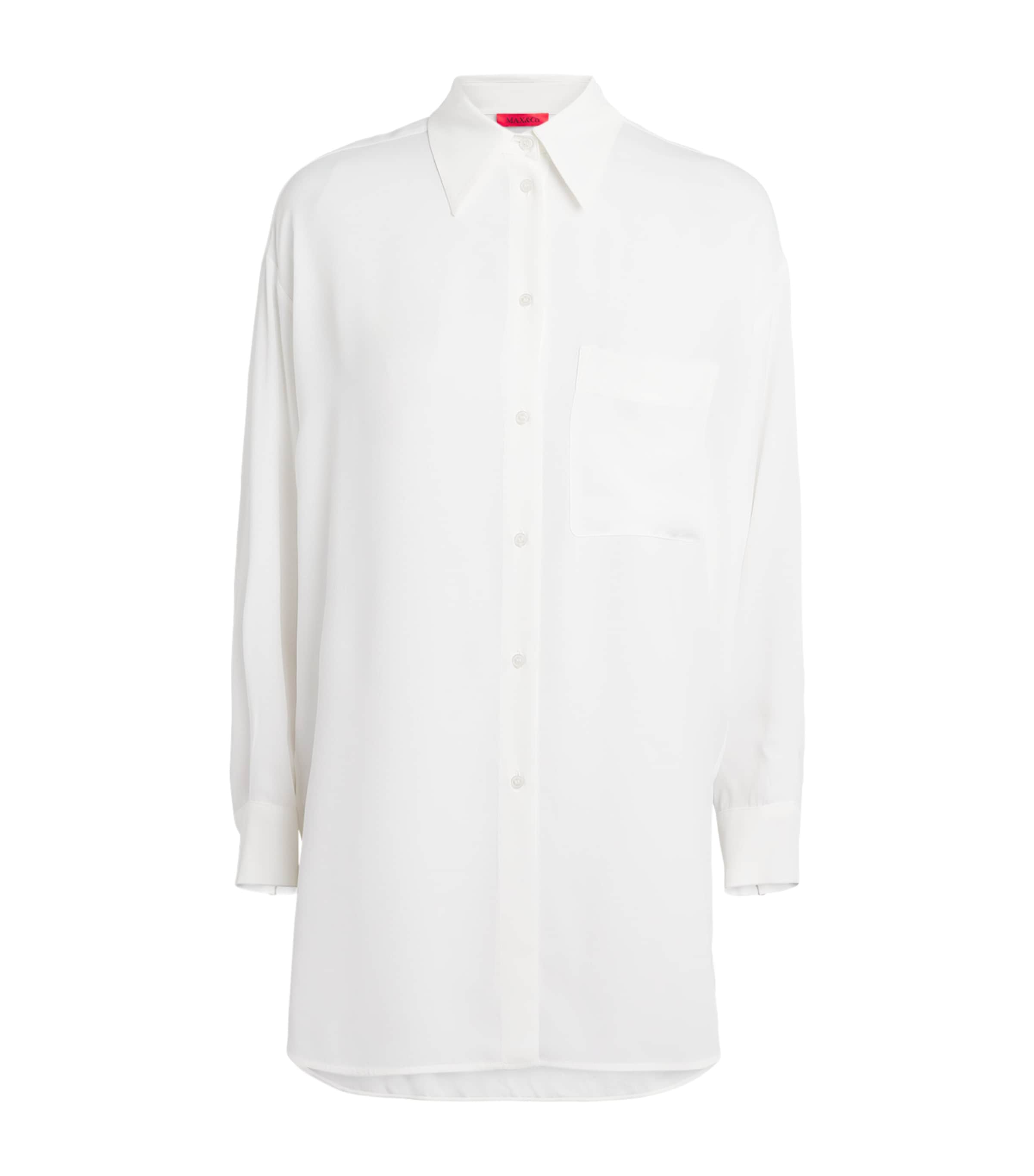 Oversized Shirt WHITE Image 1