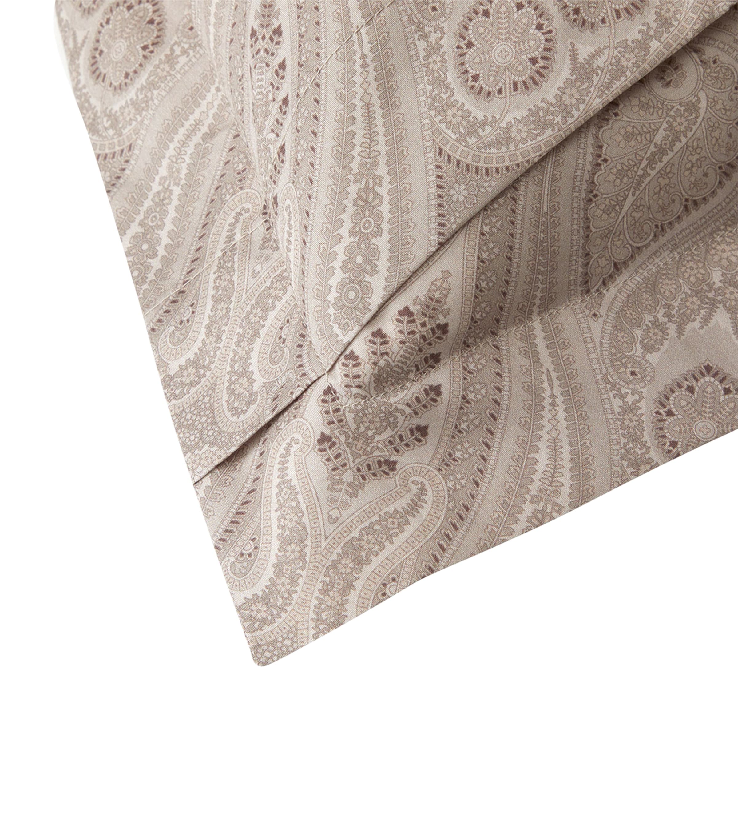 Ralph Lauren Home Beaumont Square Oxford Pillowcase (65cm x 65cm) Stone Image 3