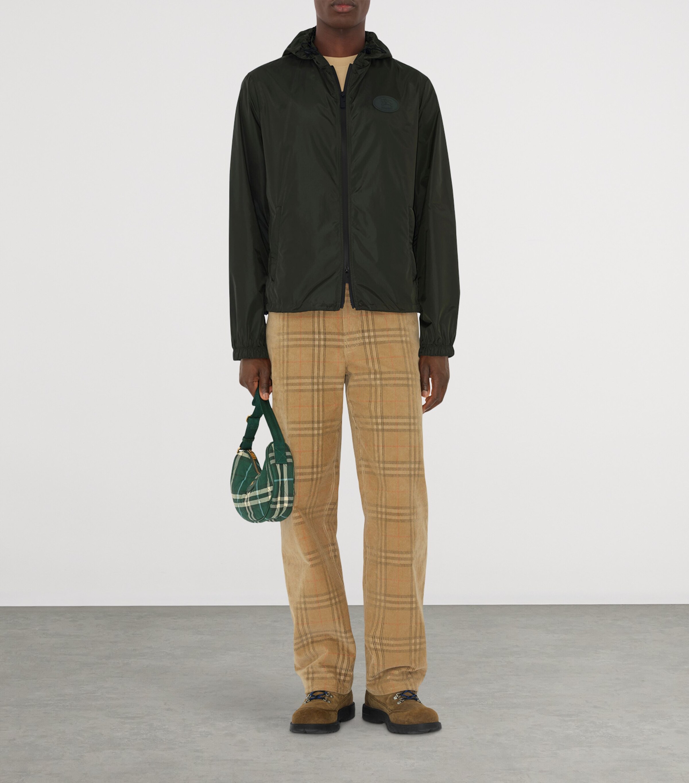 Check Horseshoe Cross-Body Bag VERDANT Image 6