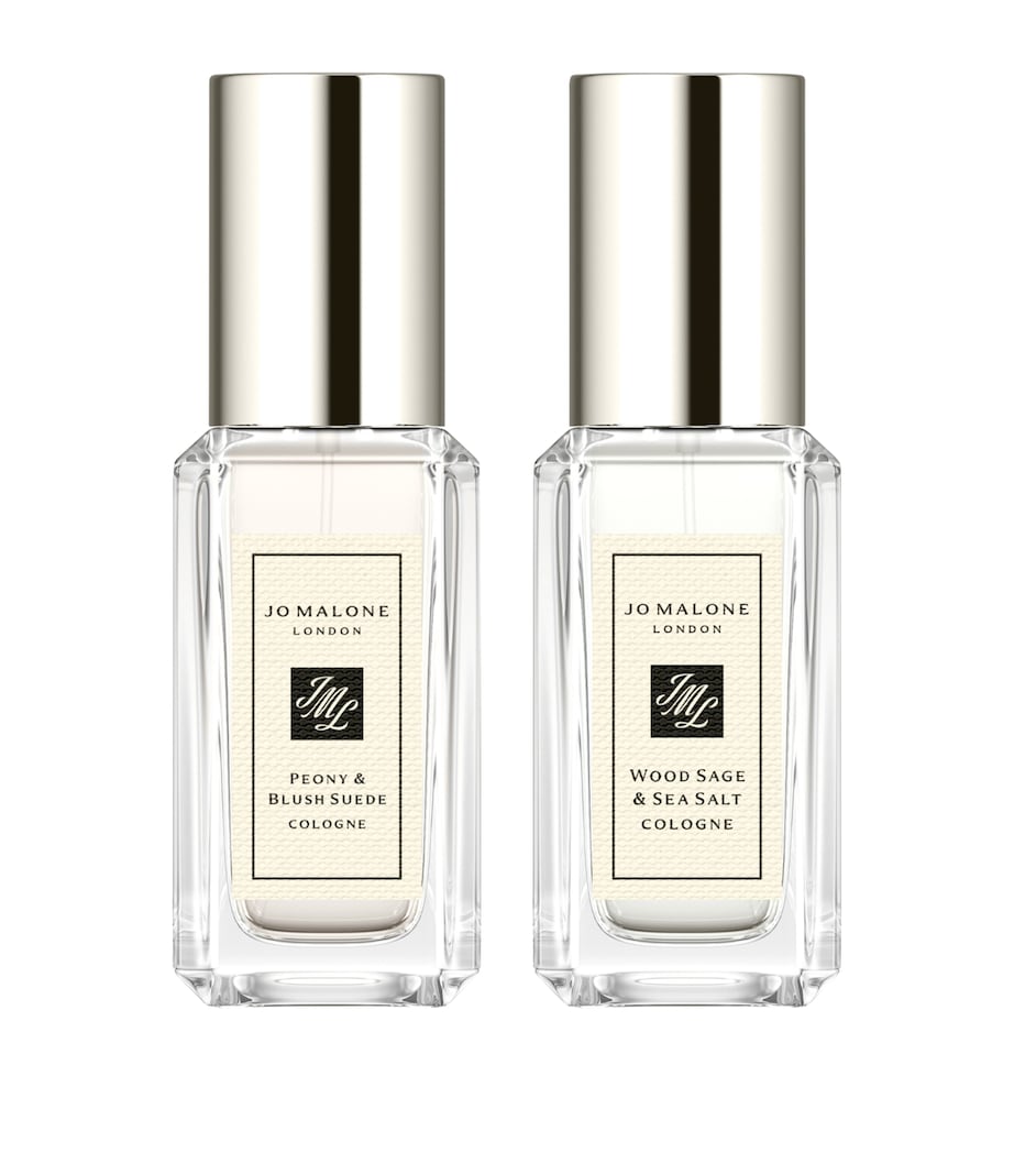 Peony & Blush Suede and Wood Sage & Sea Salt Cologne Duo (2 x 9ml) NO COLOUR Image 1