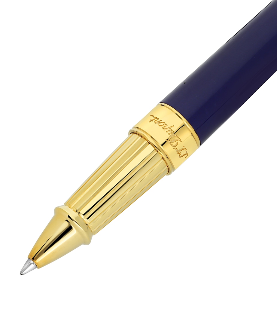 Koi Fish Eternity Rollerball Pen BLUE & GOLDEN Image 2