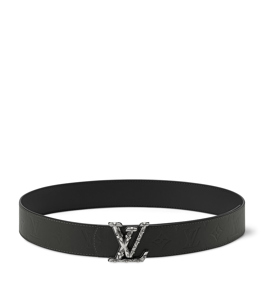 Leather Dimension Drift Belt BLACK/KHAKI GREEN Image 1