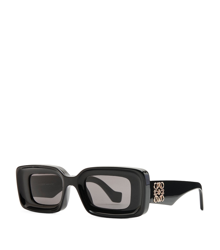 Rectangular Sunglasses BLACK Image 3