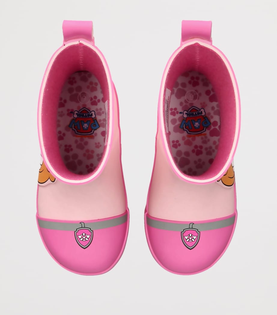 Paw Patrol Skye Wellington Boots PINK Image 4