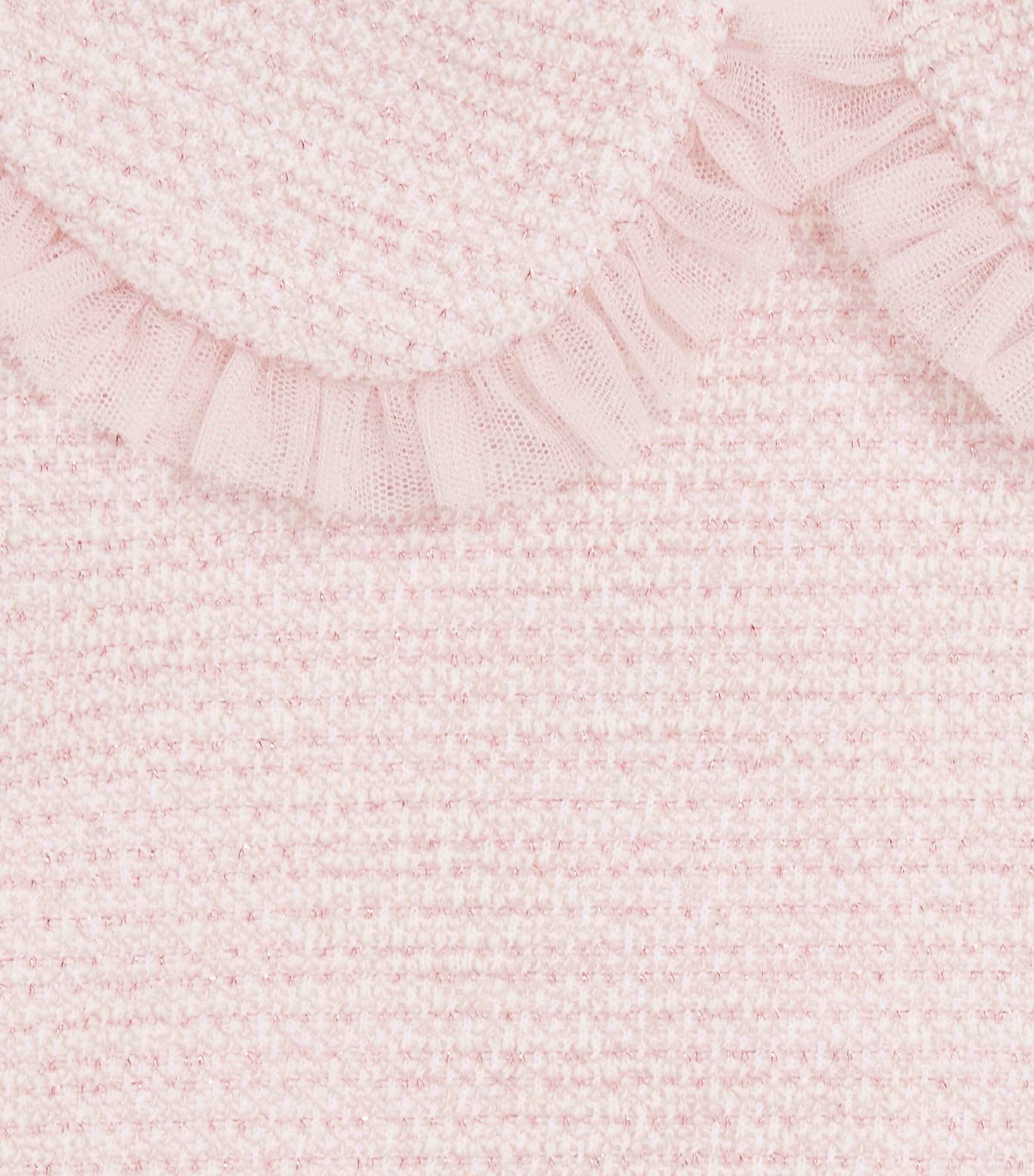 Bimbalo Tweed Dress (1 Month - 4 Years) Pink Image 2