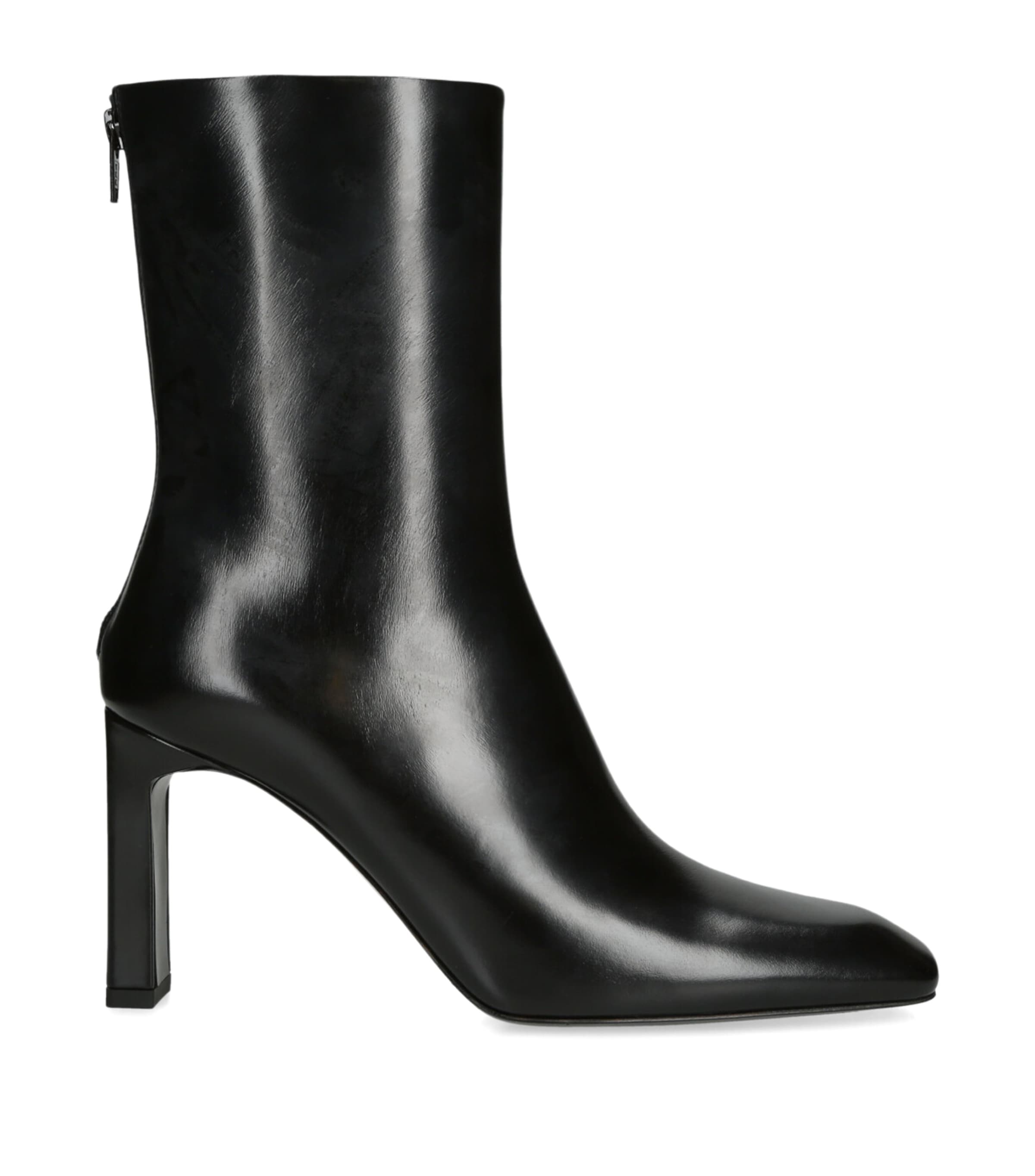 Toteme Nappa Leather Ankle Boots 85 Black Image 1