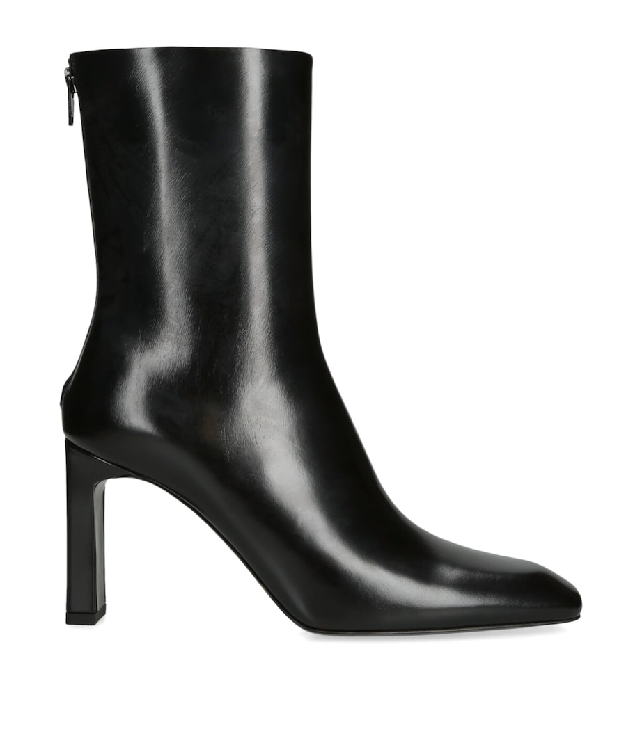 Toteme Nappa Leather Ankle Boots 85 Black Image 1