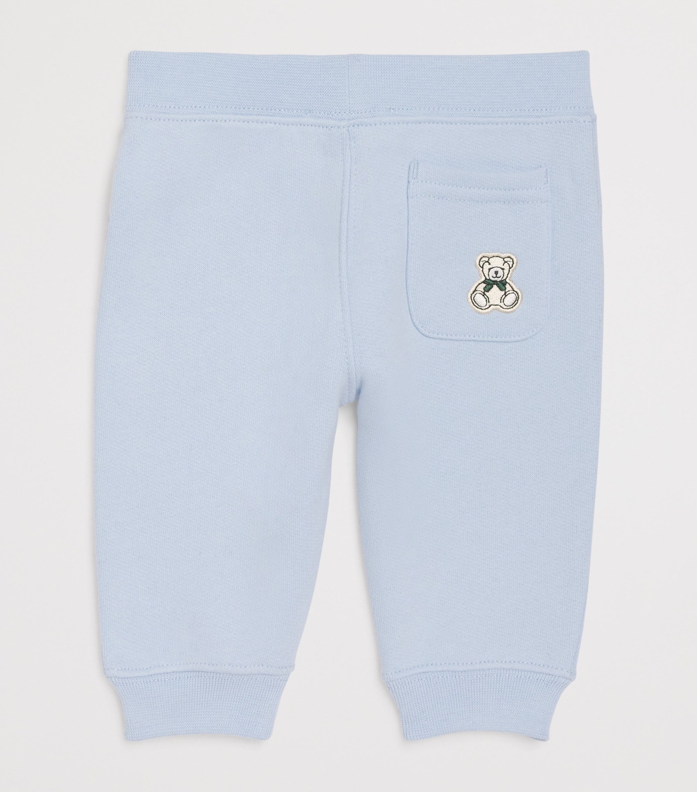 Cotton Sweatpants (0-18 Months) BLUE Image 2