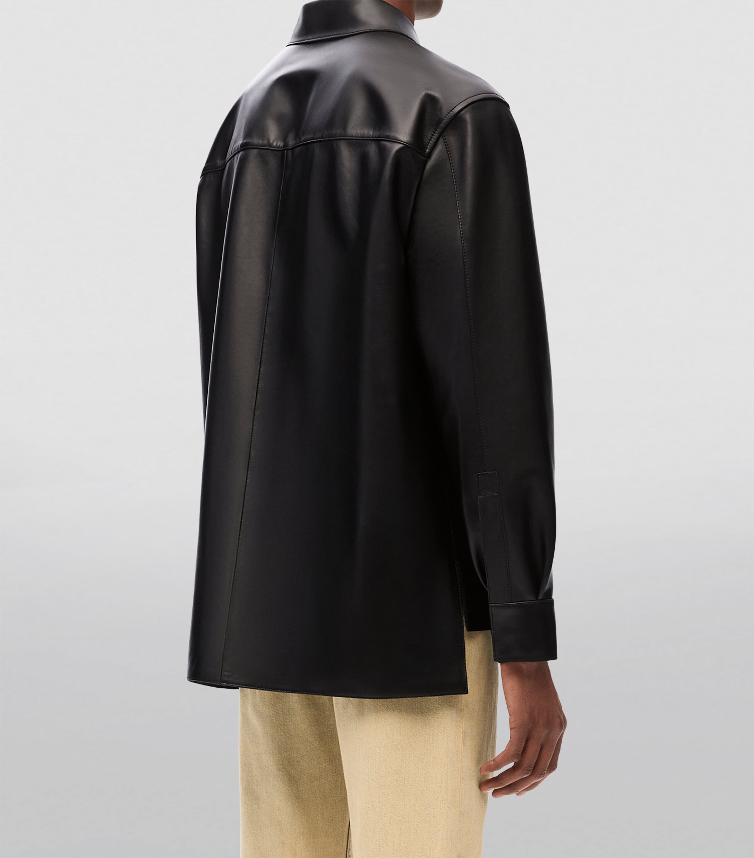 Leather Jacket BLACK Image 4