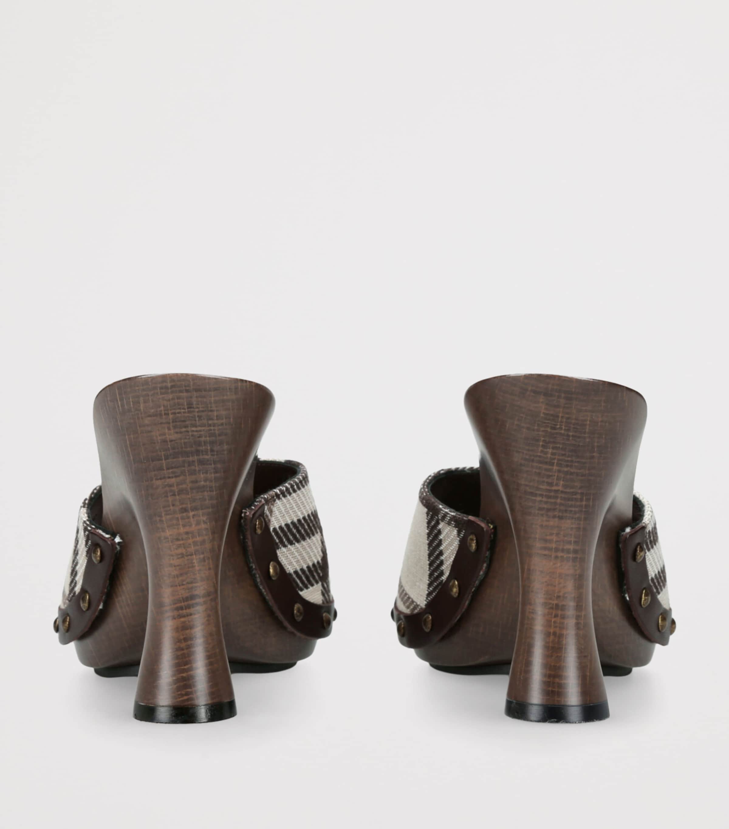 Check Potter Mules 75 MID BROWN Image 2