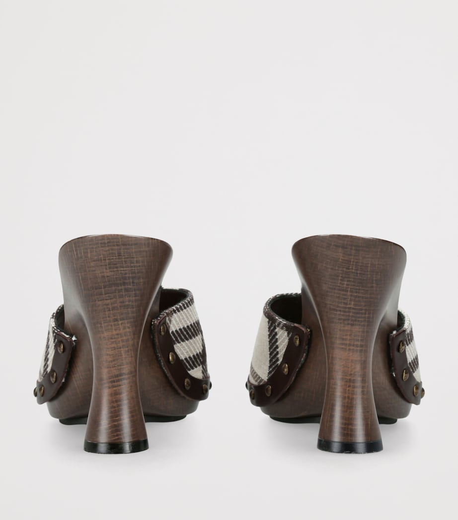 Check Potter Mules 75 MID BROWN Image 2