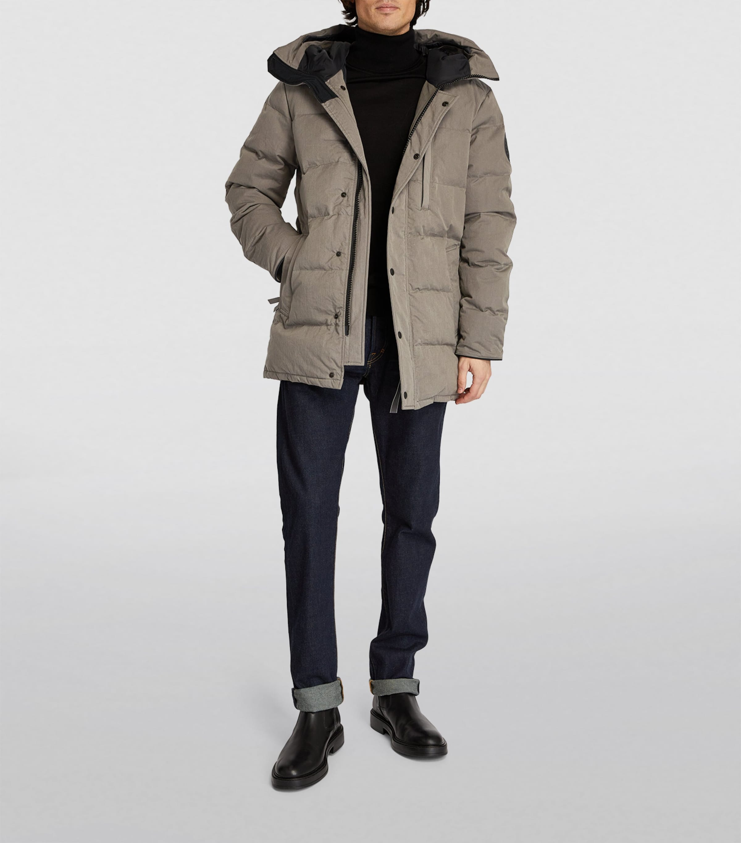 Canada Goose Grey Padded Carson Parka Jacket | Harrods US