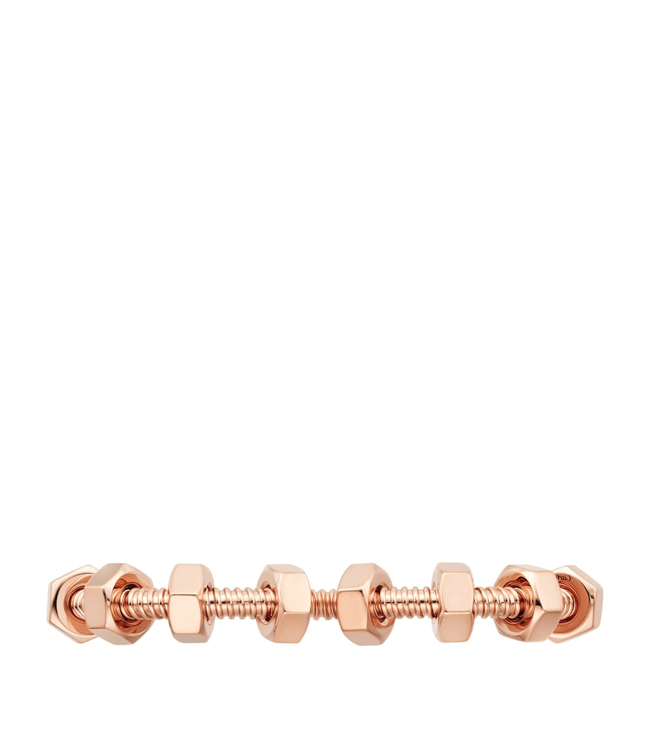 Rose Gold Écrou de Cartier Double Ring WHITE Image 2
