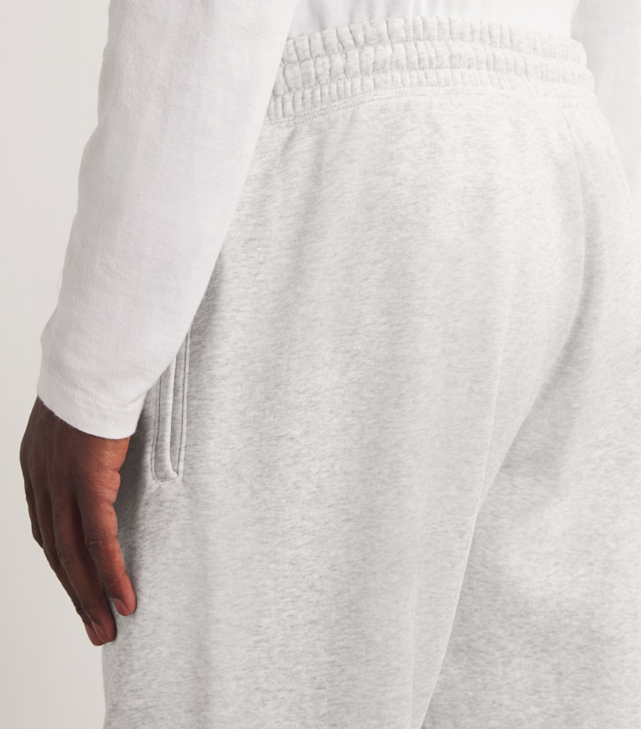 Fleece Lounge Tapered Sweatpants LIGHT HEATHER GREY Image 6