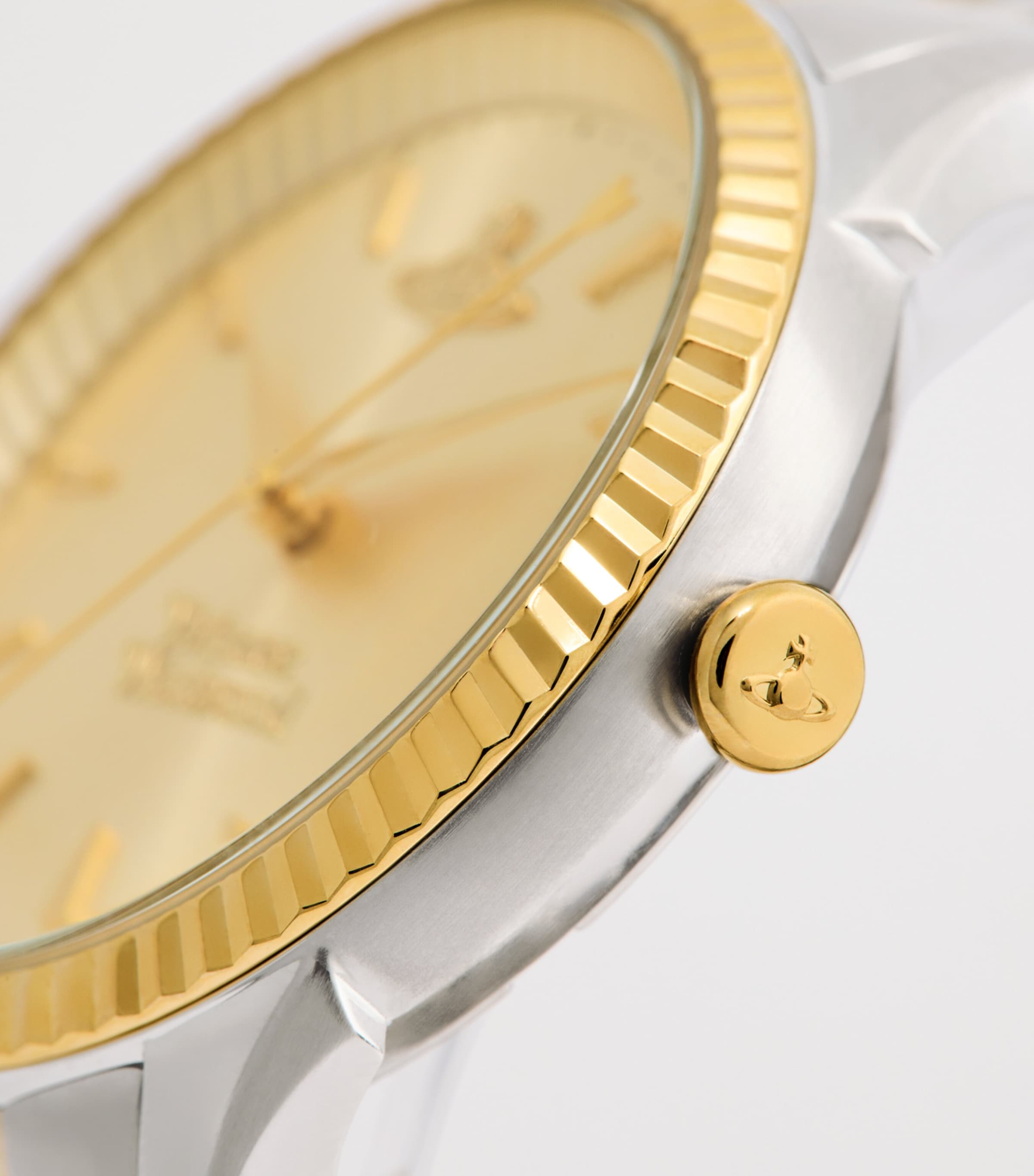 Vivienne Westwood Stainless Steel The Seymour Watch 38mm Silver/gold Chmpagne Image 5