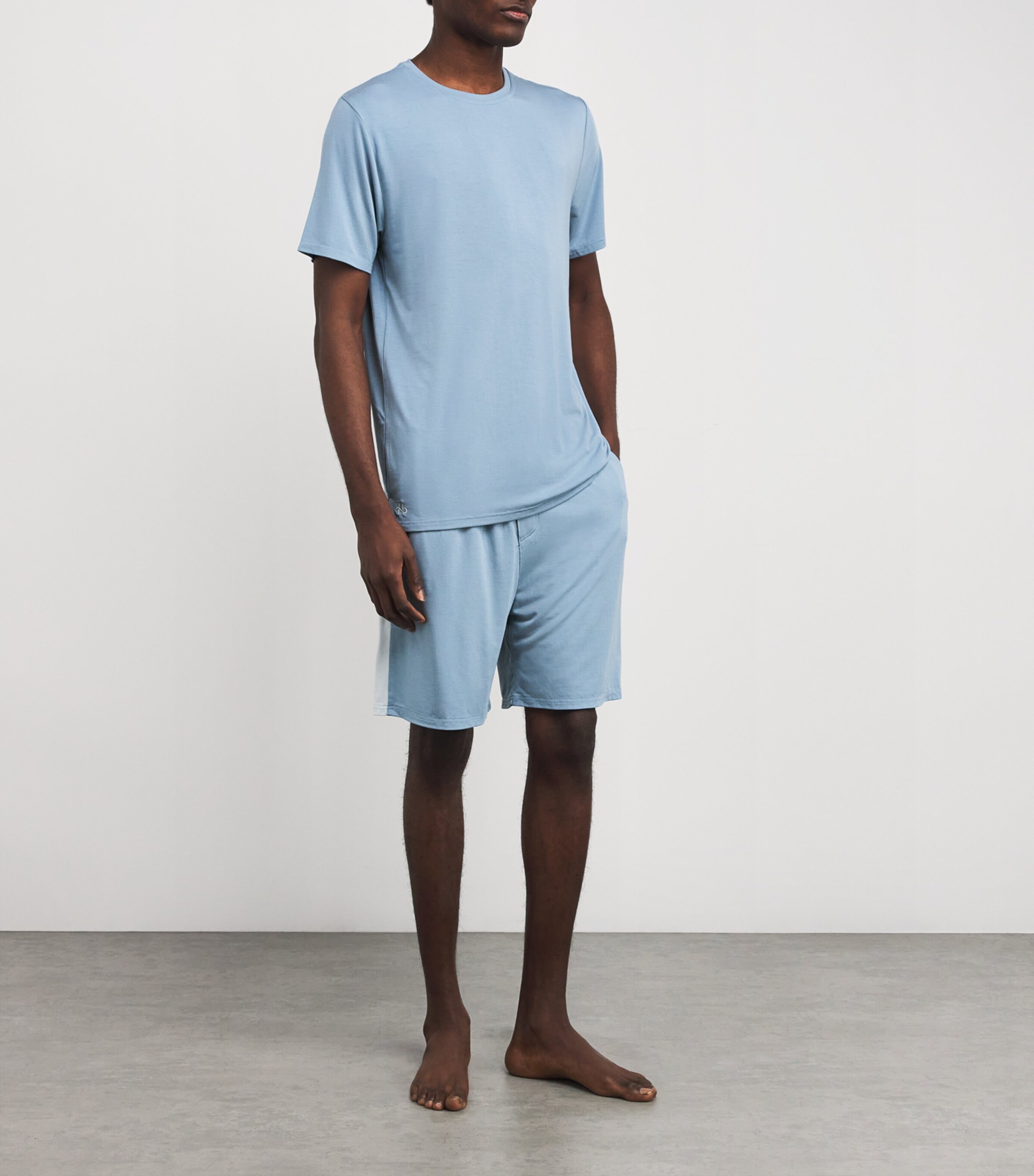 Jersey Contrast Shorts OCEAN/LIGHT BLUE Image 2