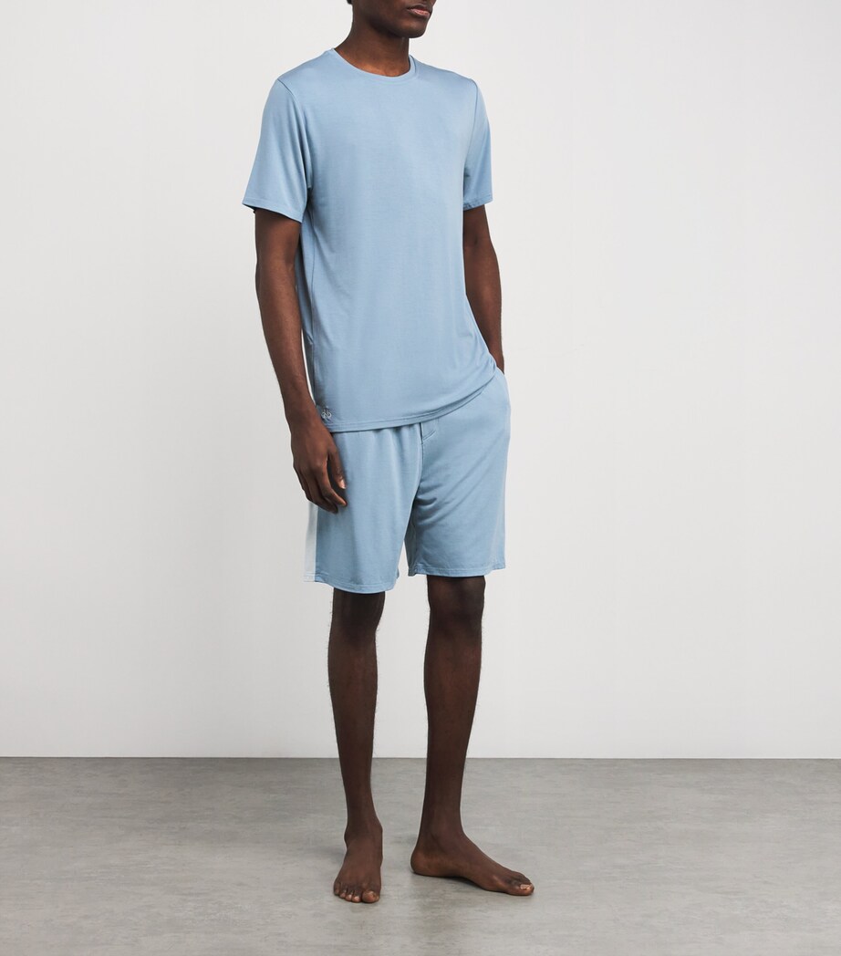 Jersey Contrast Shorts OCEAN/LIGHT BLUE Image 2