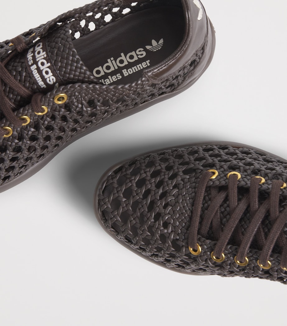 adidas x Wales Bonner Woven Karintha Sneakers Dbrown/dbrown/dbrown Image 7
