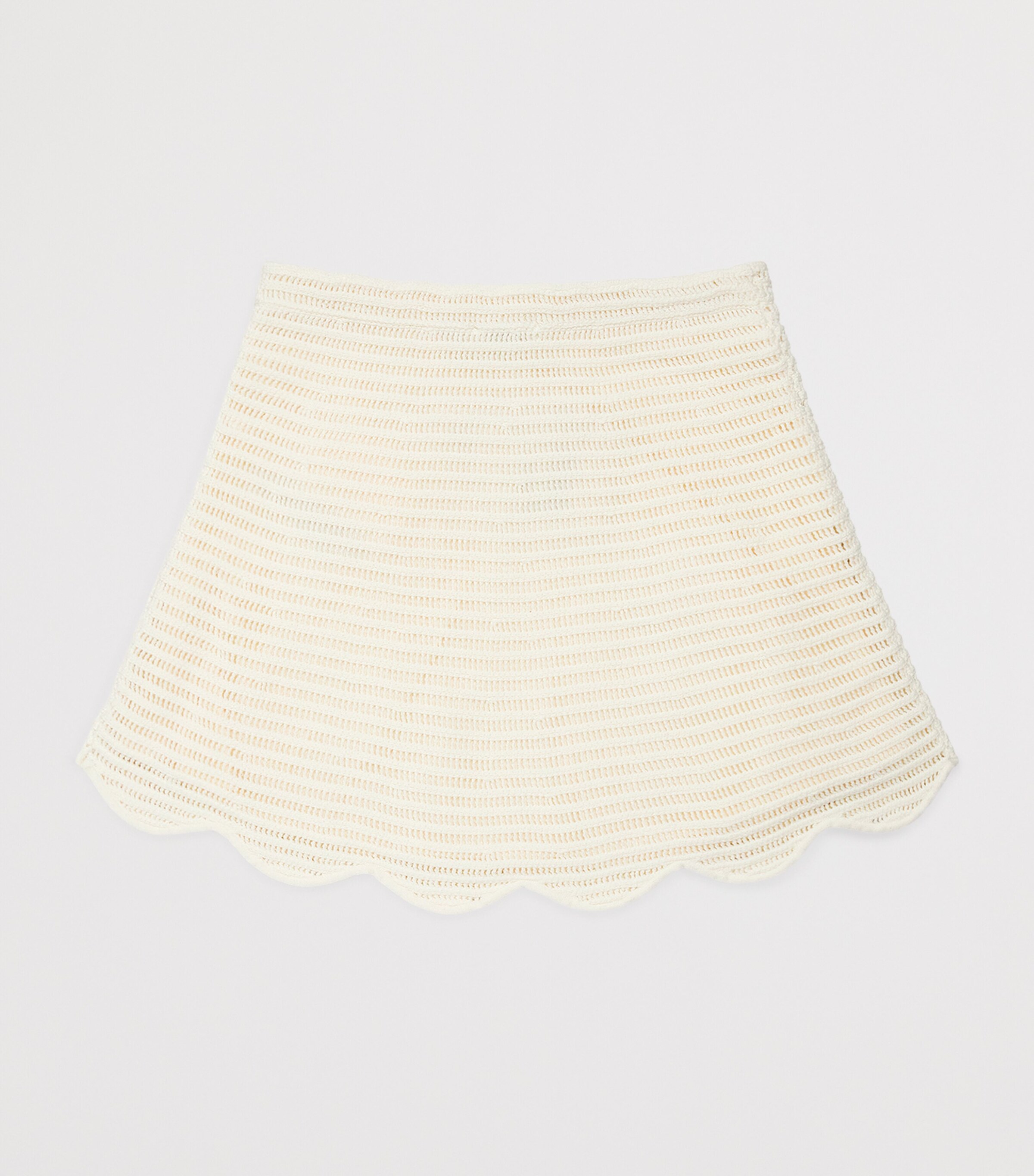 Self-Portrait Kids Floral-Embroidered Mini Skirt (3-12 Years) Cream Image 2