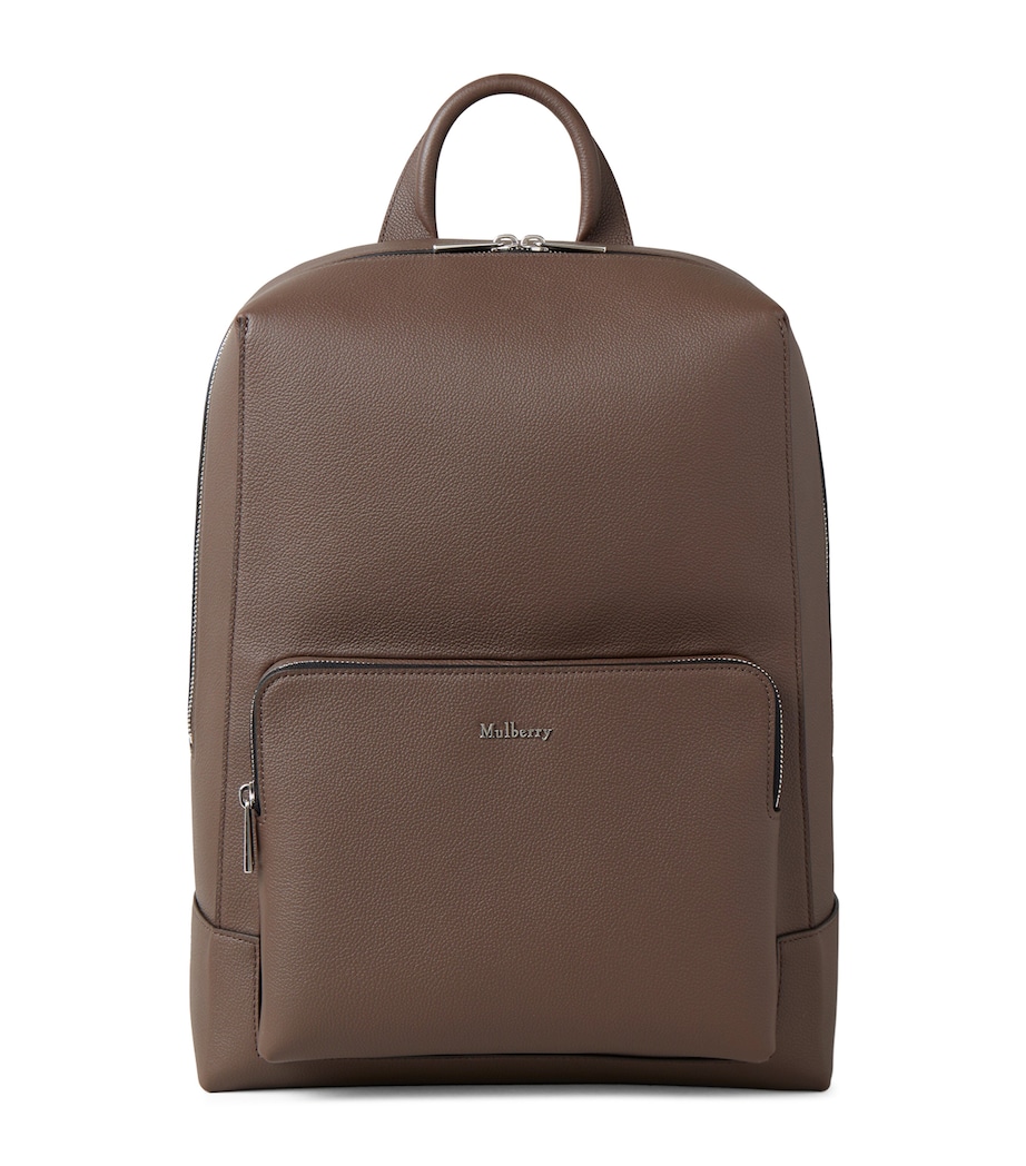 Leather Farringdon Backpack TAUPE BROWN Image 1