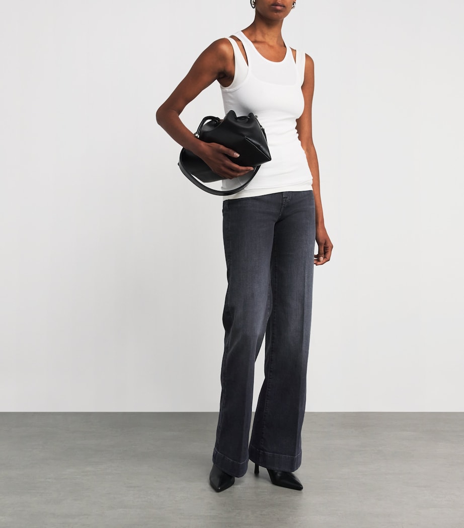 Modern Dojo Soho Flared Jeans U71NS Image 2