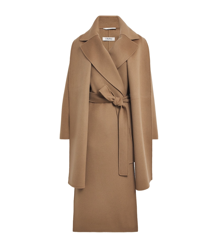 Virgin Wool Silk-Lined Overcoat HAZELNUT BROWN Image 1
