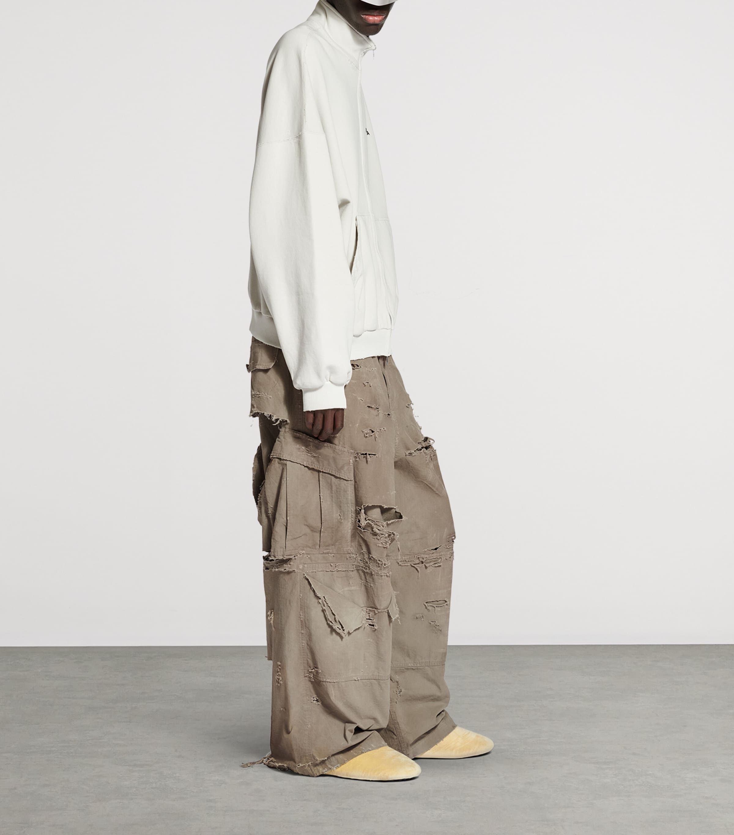 Cotton Logo Zip-Up Jacket 9012 Image 6