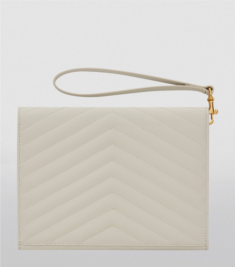 Saint Laurent Monogram Saint Laurent Matelassé Clutch Pouch Image 3