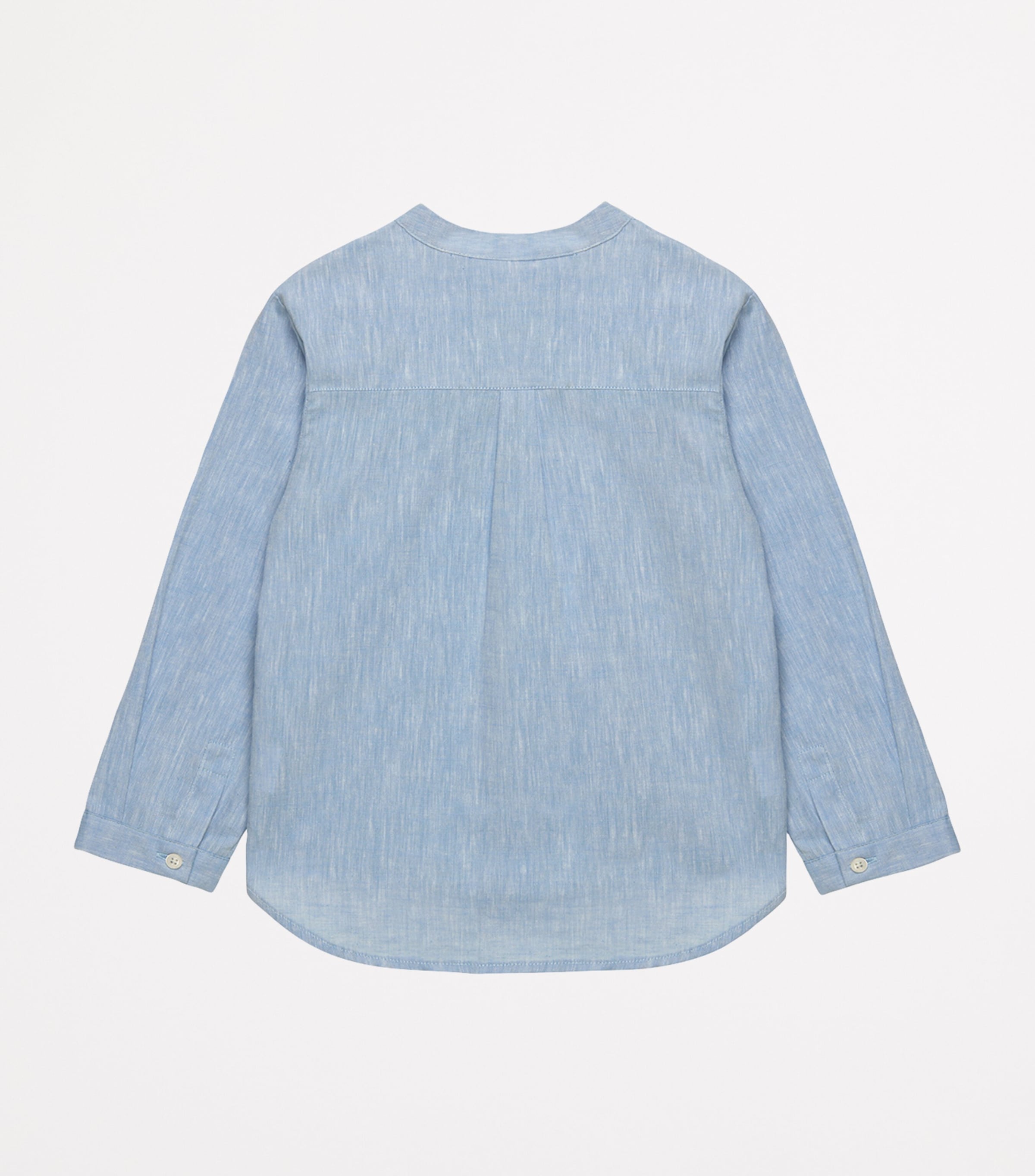 Cotton Oscar Shirt (2-5 Years) PALE BLUE Image 2