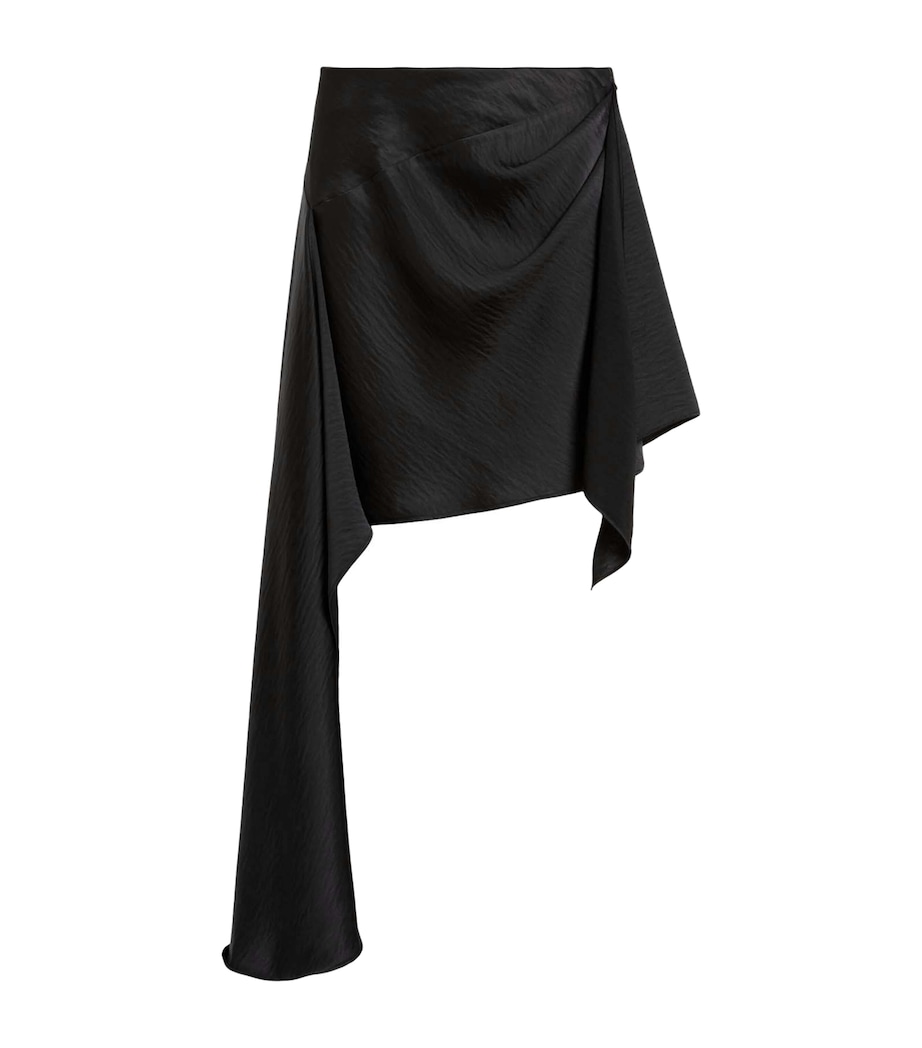 Satin Sami Skirt BLACK Image 1