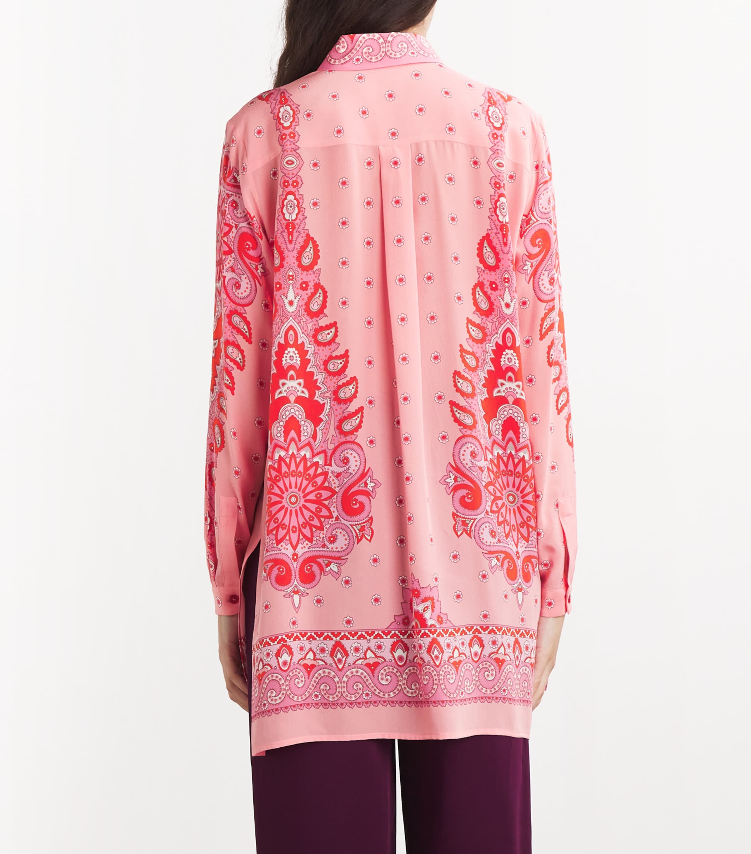 Silk Printed Shirt X0872 Image 4