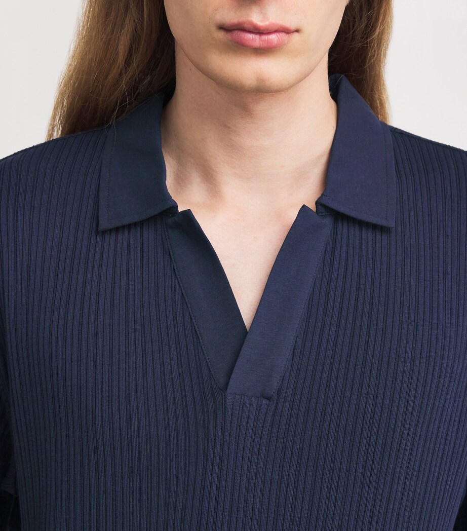 Organic Cotton Polo Shirt NAVY Image 6