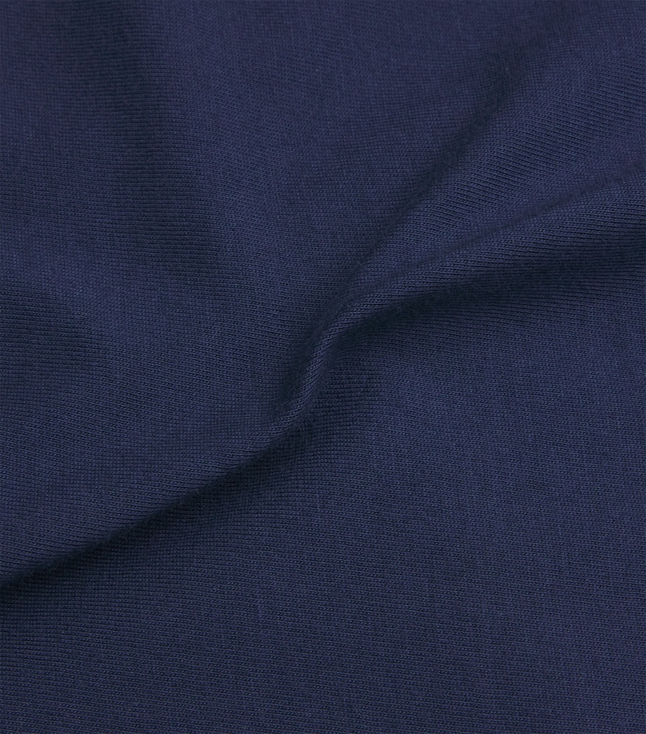 Cotton T-Shirt NAVY Image 5