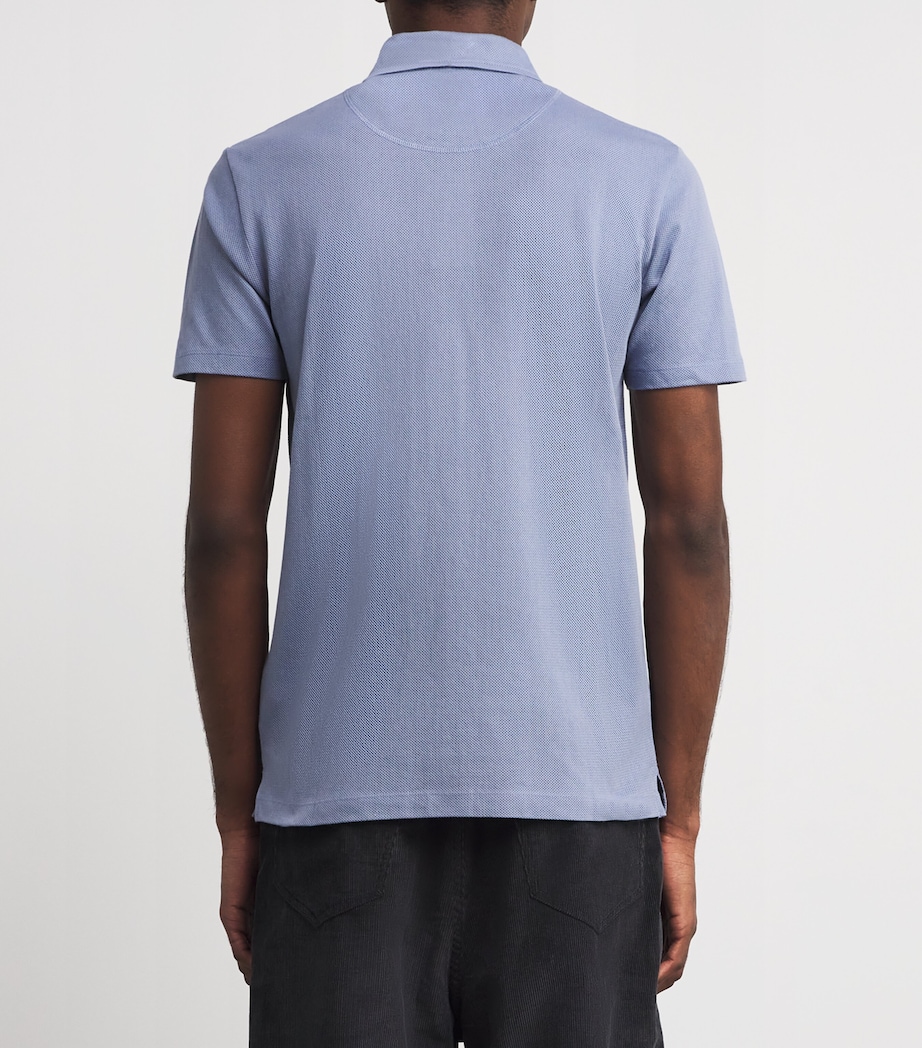 Supima Cotton Riviera Polo Shirt BUWB-VINTAGE BLUE Image 4