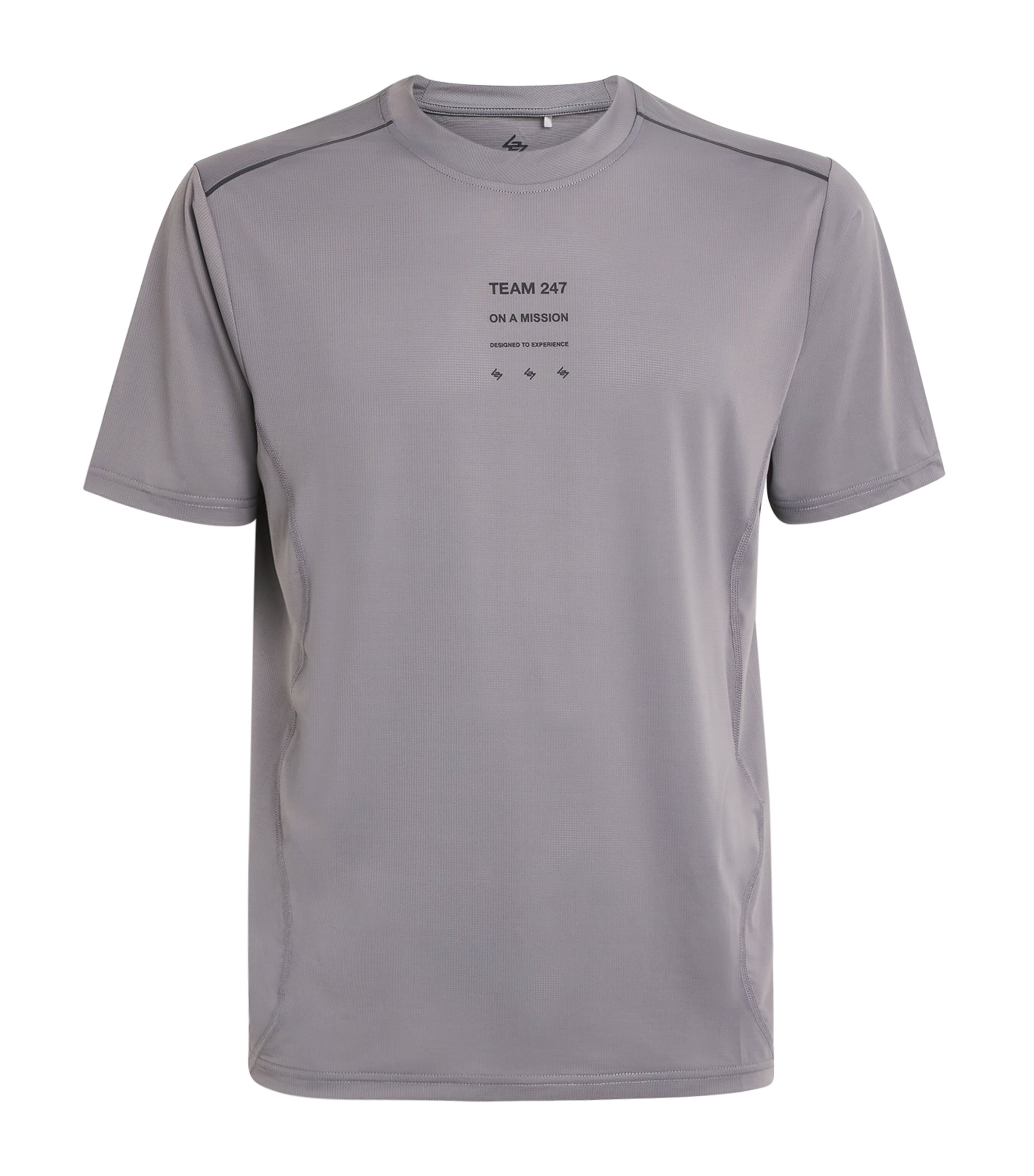 Mesh Trail Running T-Shirt STEEL Image 1
