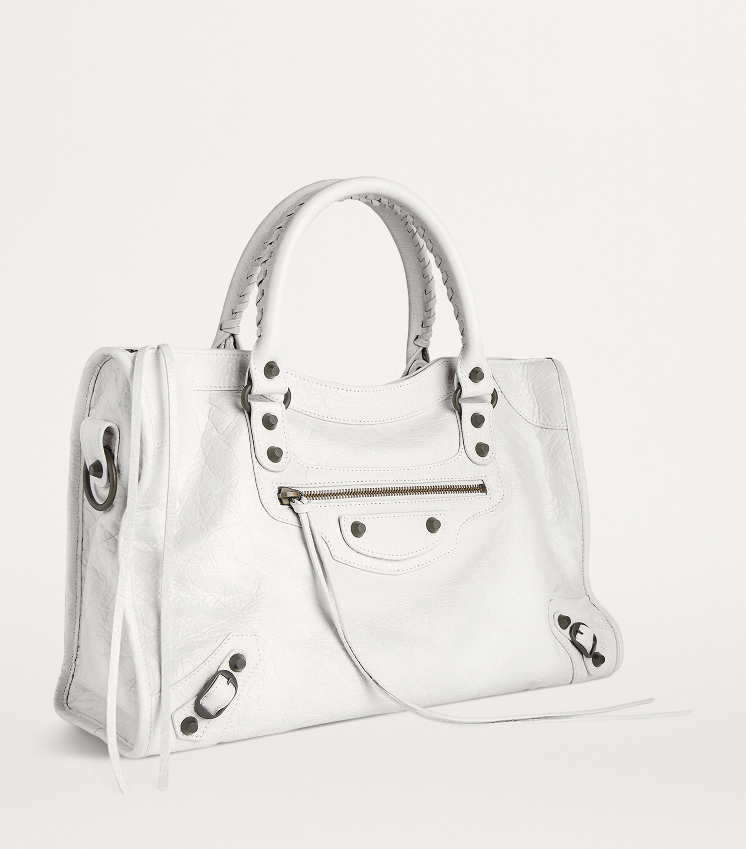Medium Lambskin Le City Top-Handle Bag 9104 Image 3