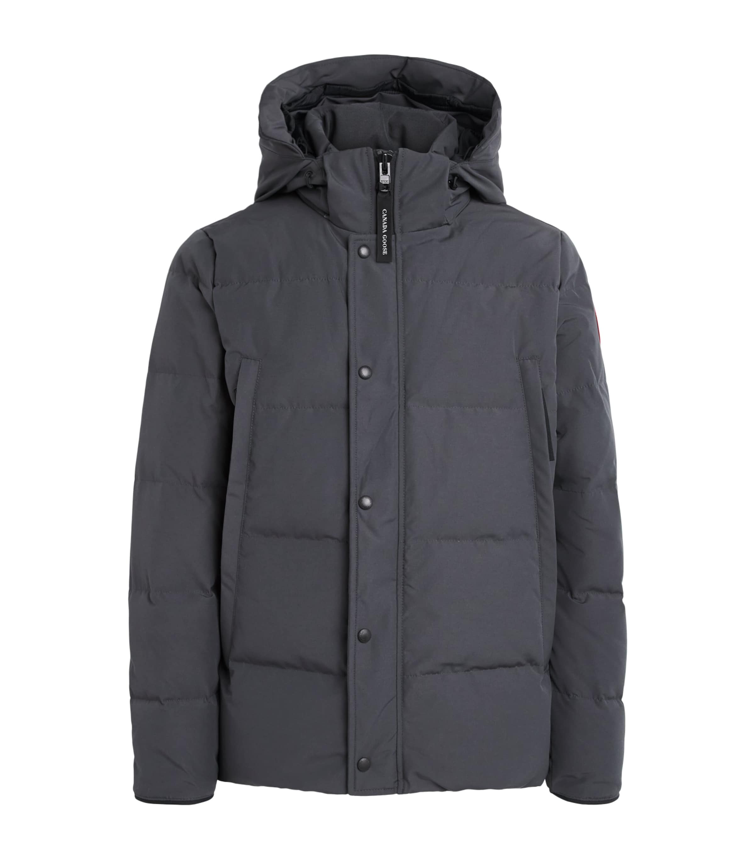 Canada Goose Mens Wyndham Parka Jacket Granite Grey Image 1