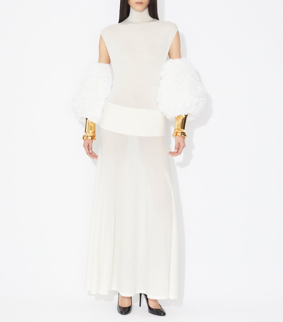 Cap-Sleeve Bodysuit BLANC NATUREL Image 2