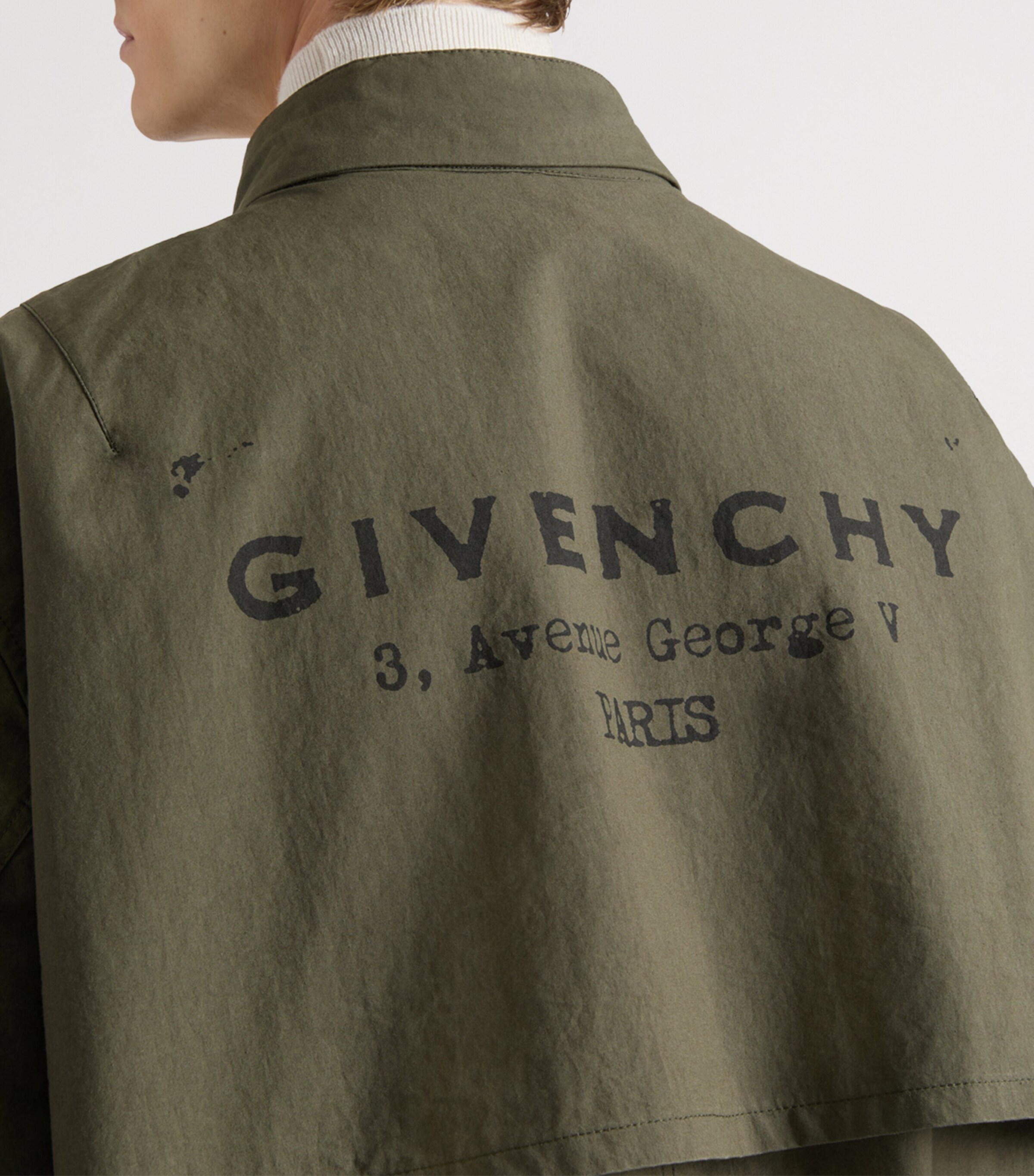 Logo Parka Jacket KHAKI Image 4