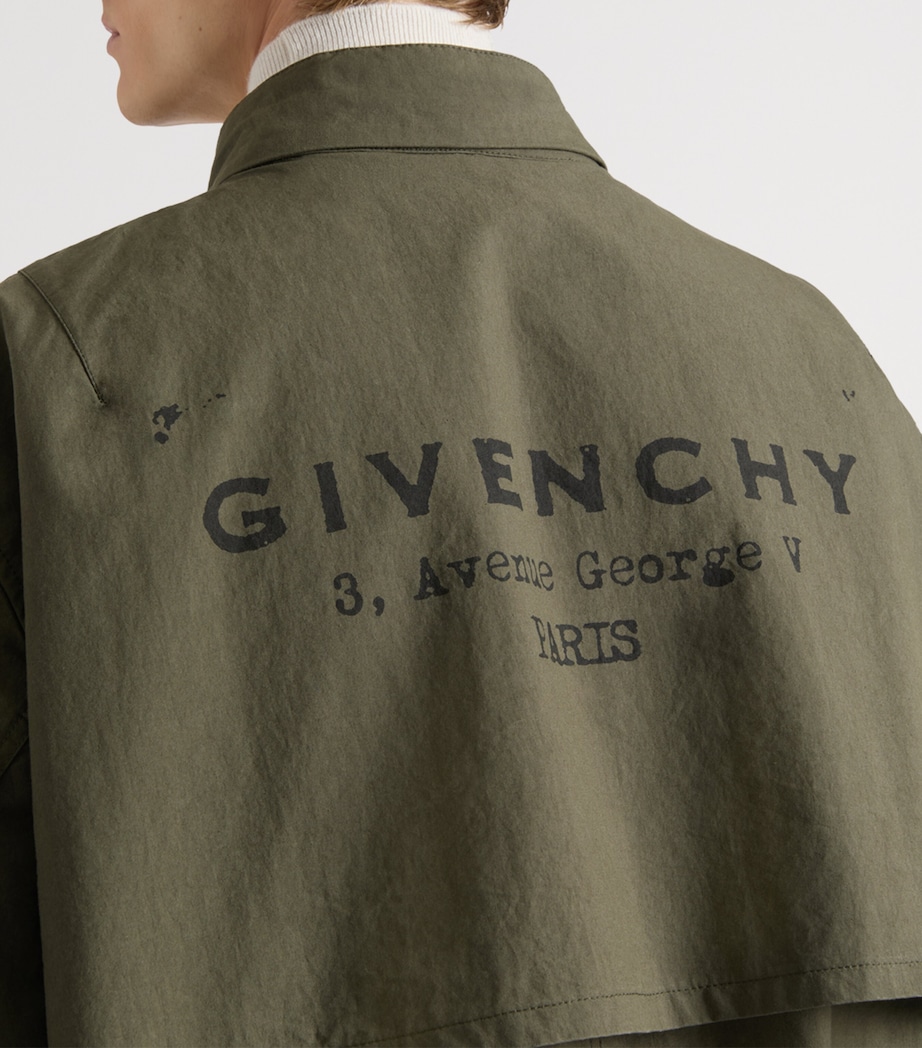 Logo Parka Jacket KHAKI Image 4