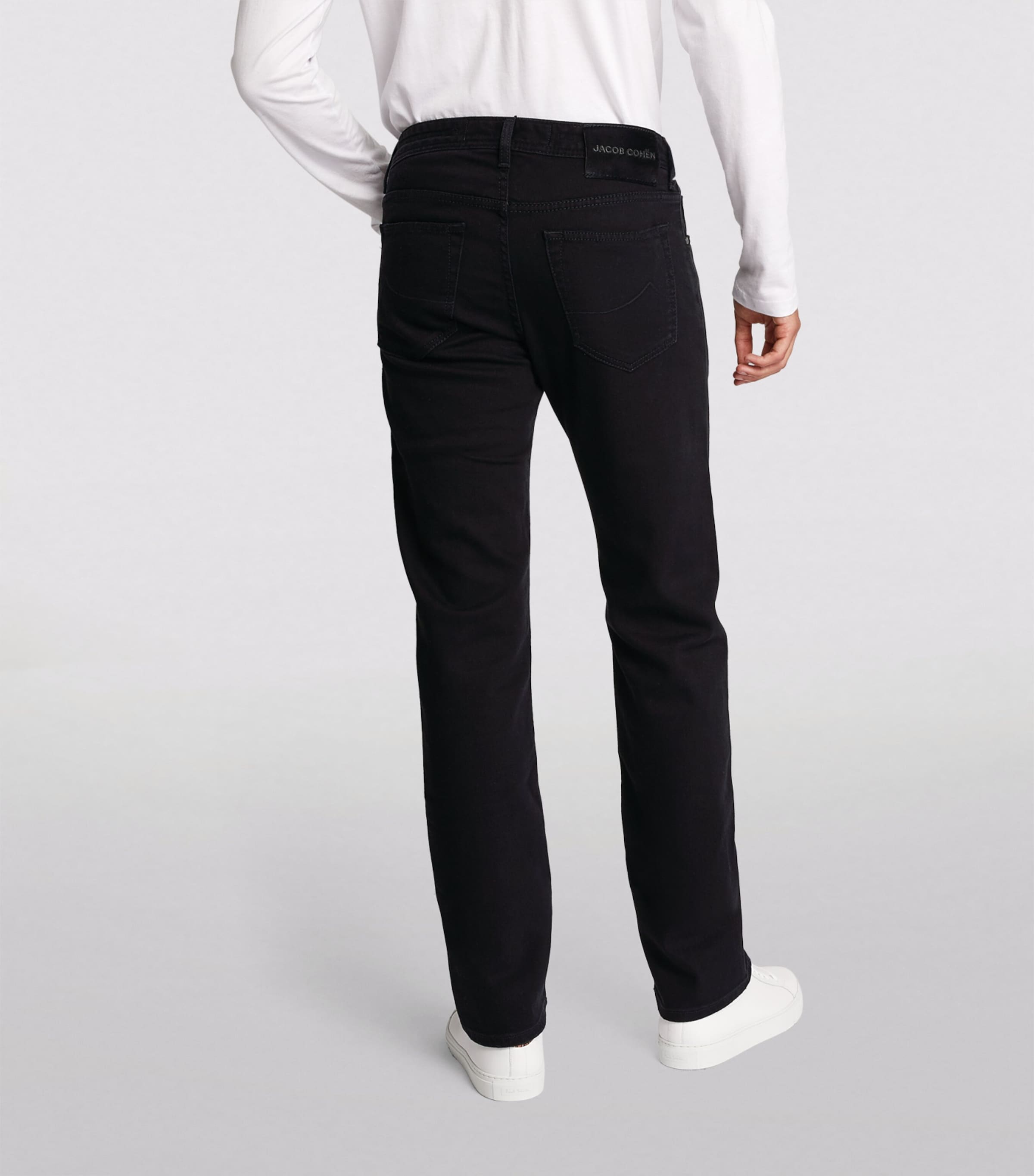 Straight Jeans 118D-BLACK Image 4