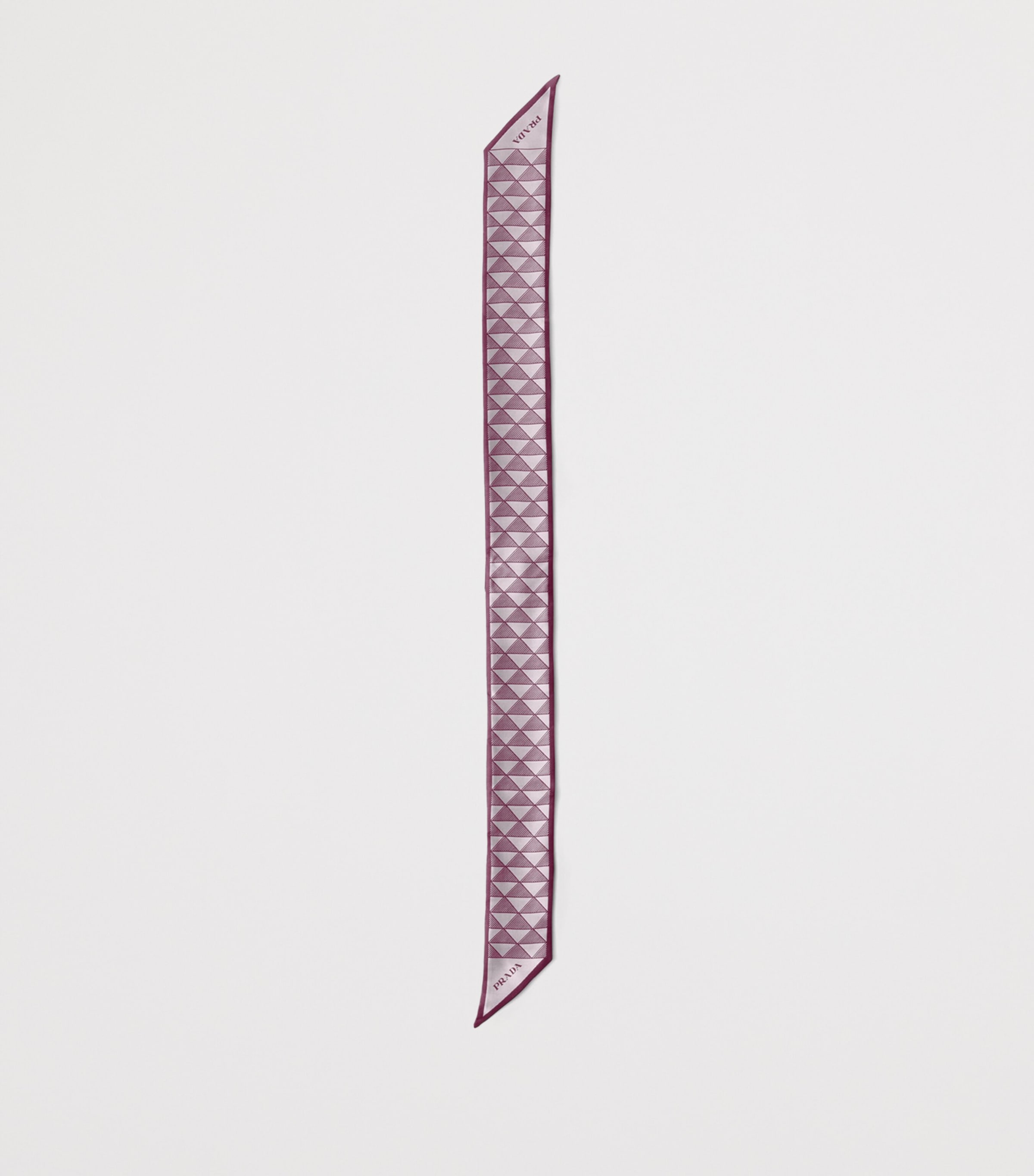 Silk Triangle Print Skinny Scarf F0203 Image 3