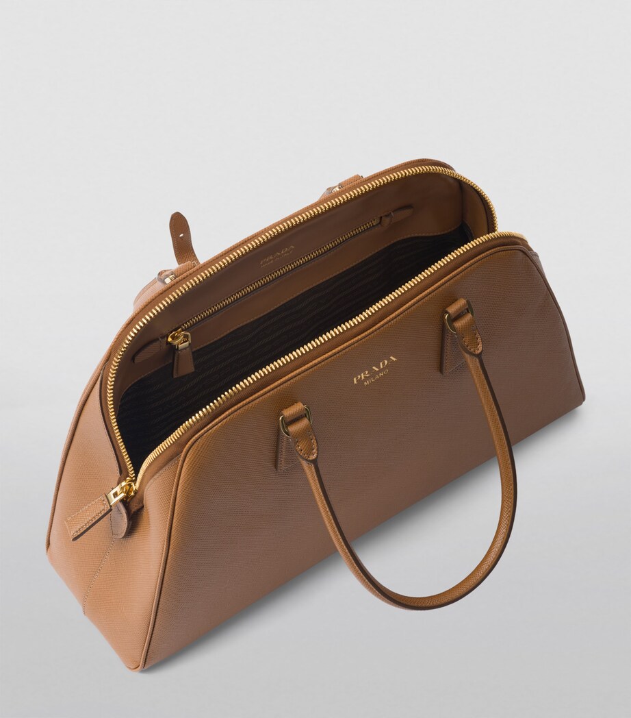 Prada Large Saffiano Leather Tote Bag Image 3