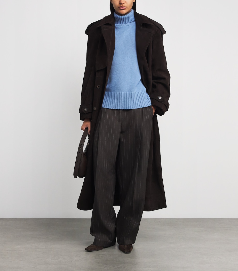 Cashmere Rollneck Sweater STUDIO BLUE Image 2