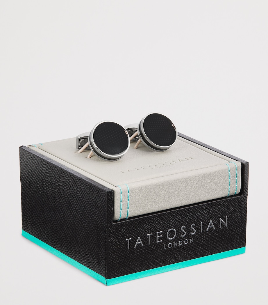 Tablet Ice Cufflinks BLACK Image 10