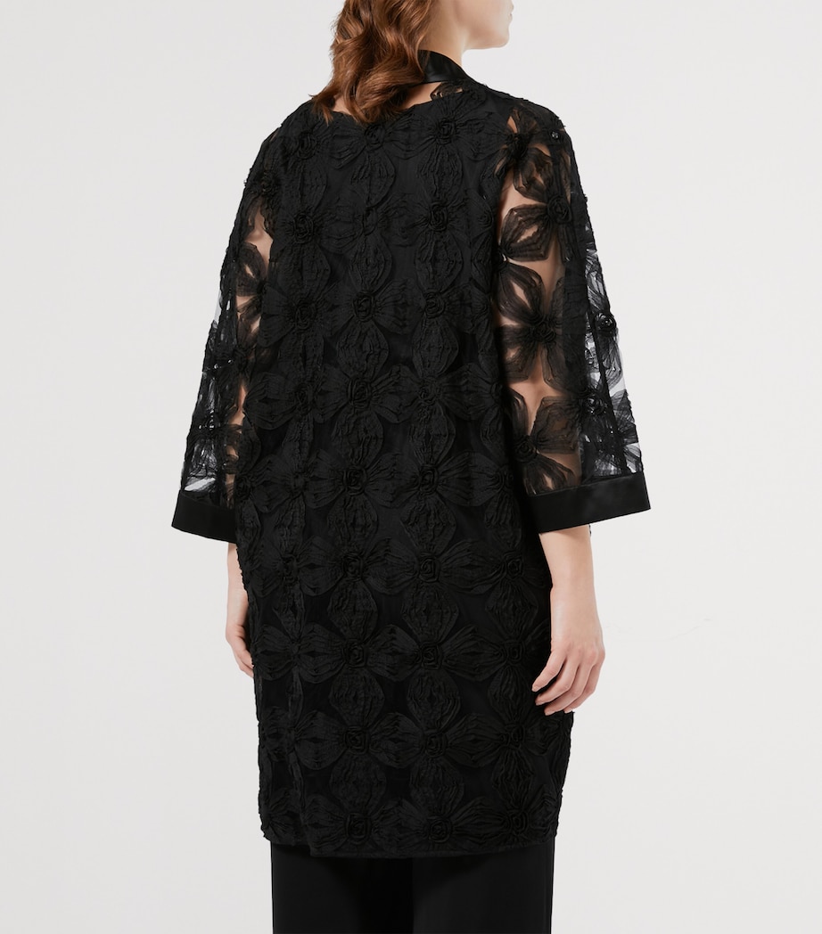 Sheer-Detail Vallet Jacket BLACK Image 3