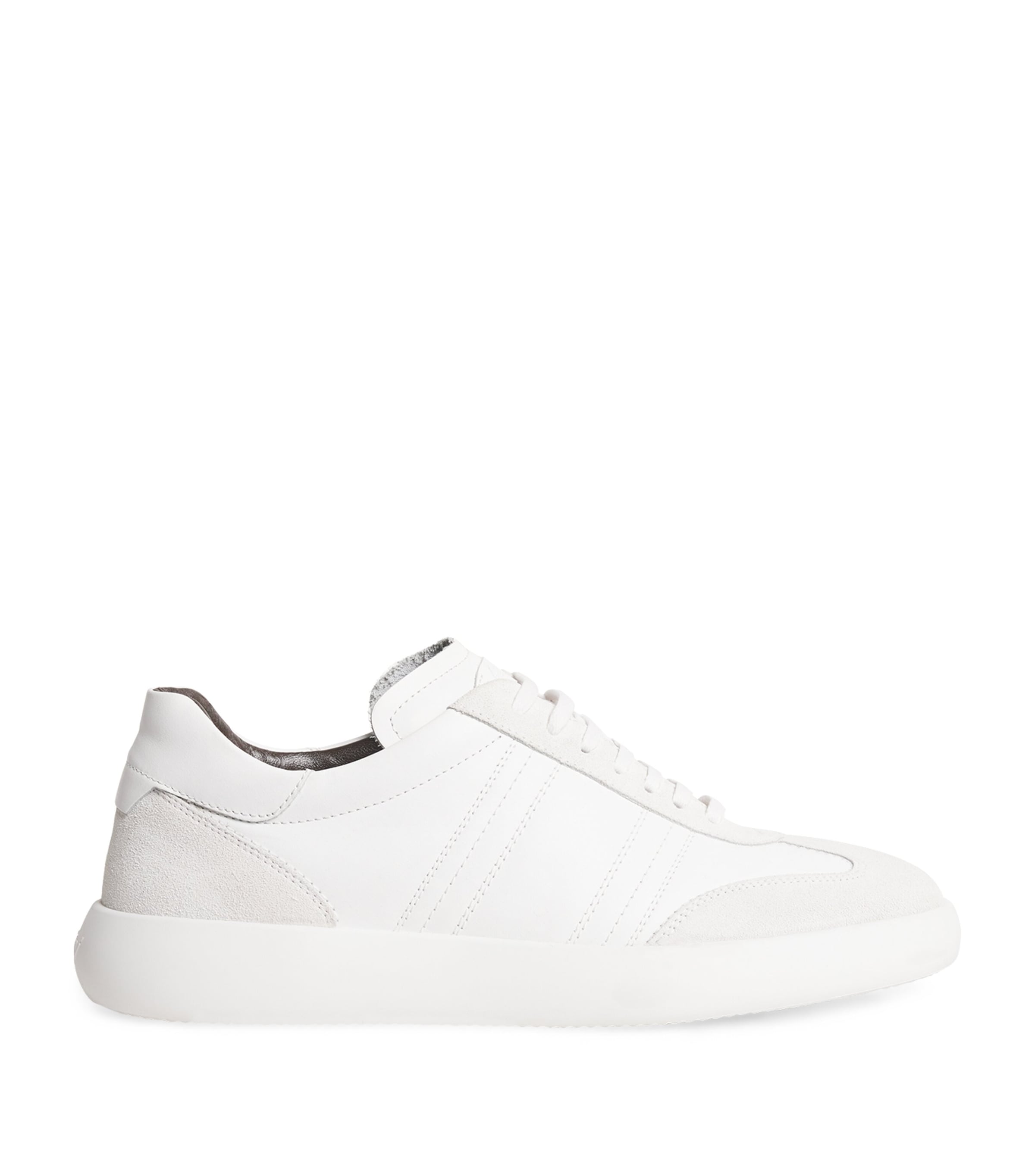 Brioni Leather Low-top Sneakers In White